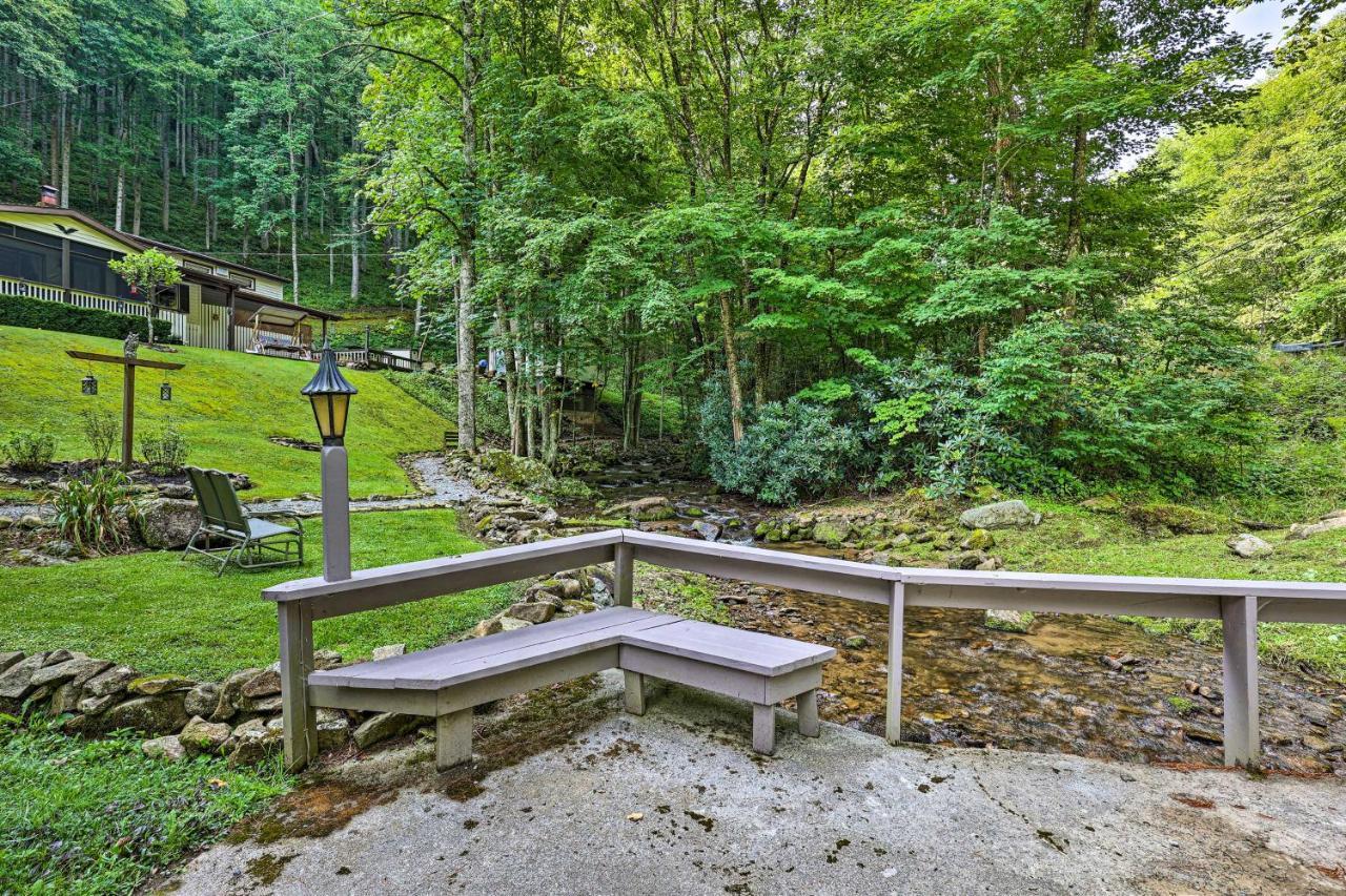 Creekside Roan Mountain Cabin Walk To Trails Bagian luar foto