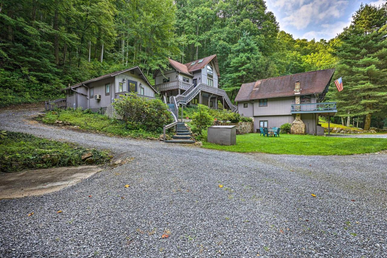 Creekside Roan Mountain Cabin Walk To Trails Bagian luar foto